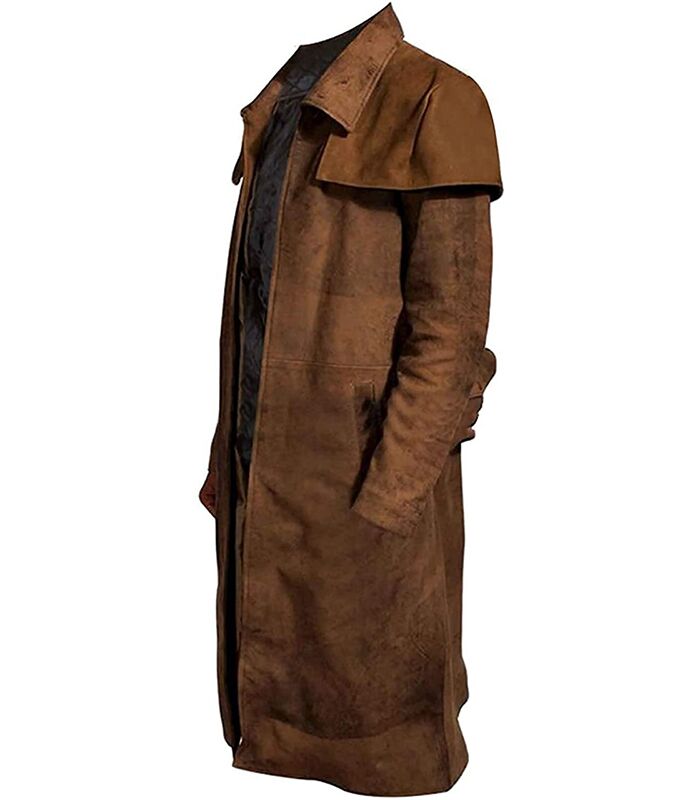 A7 Vegas Fallout NCR Veteran Ranger Armor Duster Camel Brown